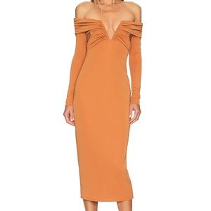 Sasha midi dress nude